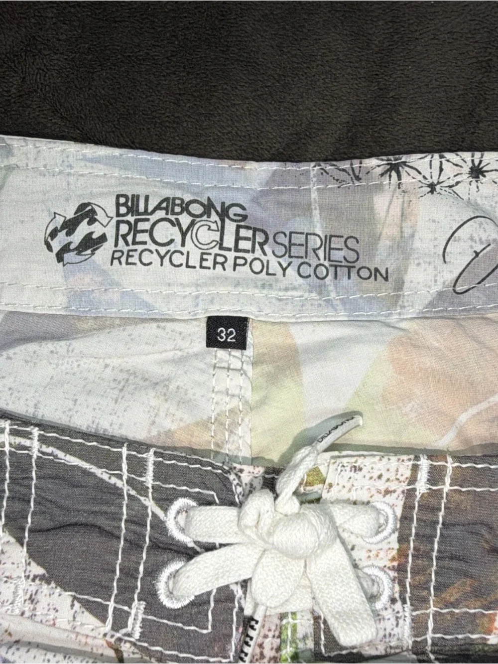 Billabong Recycler Series Men’s Boardshorts Size 32 Multicolor Floral Surf Y2K